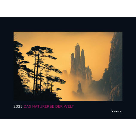 Calendrier mural KUNTH 2025 - Le patrimoine naturel du monde