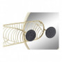 Miroir mural DKD Home Decor Noir Fer Doré Miroir (44 x 7 x 25 cm) 38,99 €