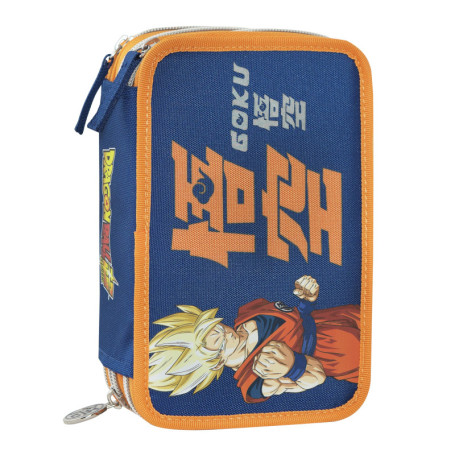 Trousse Scolaire Dragon Ball Super avec Kit Papeterie - 3 Compartiments