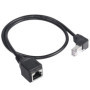 Câble d'extension Ethernet RJ45 90° - GELRHONR Cat 5e 50 cm