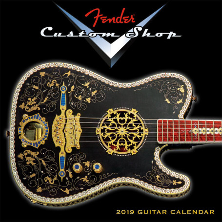 Calendrier 2019 Fender Custom Shop - Guitares Iconiques
