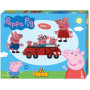Hama Boîte Cadeau Peppa Pig avec 4000 Perles à Repasser