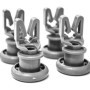 Kit de 4 Roues de Rechange pour Panier Supérieur de Lave-Vaisselle Beko