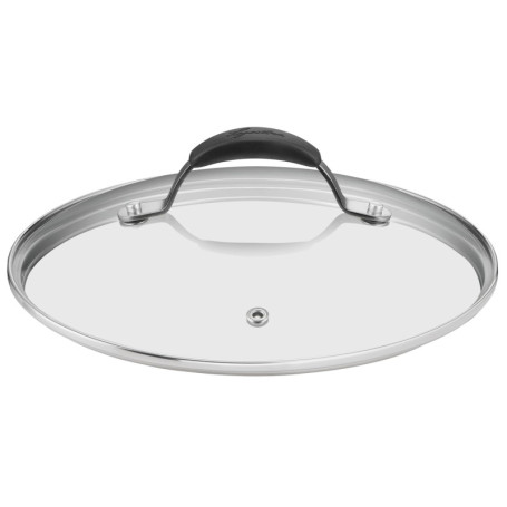 Poêle Antiadhésive Lagostina Tempra 30 cm avec Couvercle en Verre