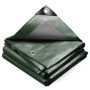 Bâche de Protection VOUNOT 240g/m² Imperméable Ultra Résistante 3x4m