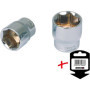 Douille 1/2" 10 mm CHROMEplus KS Tools - Outil de qualité professionnelle