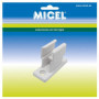 Pince de Fixation Murale pour Manivelle d'Auvent - Micel Blanc