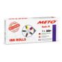 Rouleaux encreurs Meto pour étiqueteuse Arrow M - 5 unités, noir