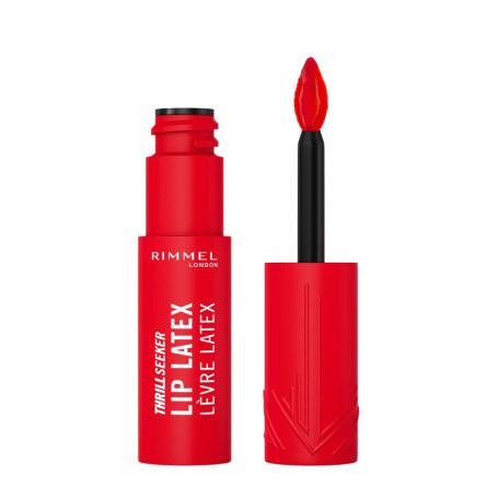 Rimmel Lip Latex 350 Spicy - Rouge à Lèvres Liquide Brillant