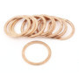 Lot de 10 Rondelles en Cuivre 24mm x 30mm x 1.5mm - uxcell