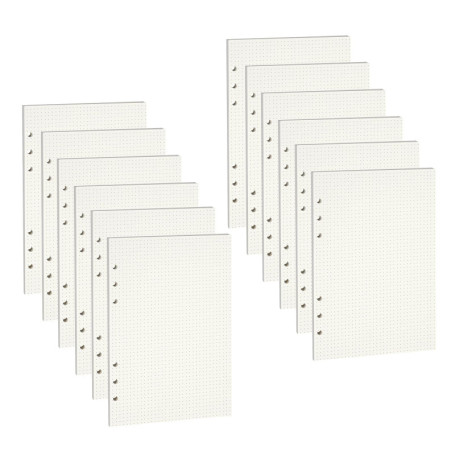 Lot de 10 Feuilles A5 Rechargeables à Pois - Papier de Qualité 100 g/m²