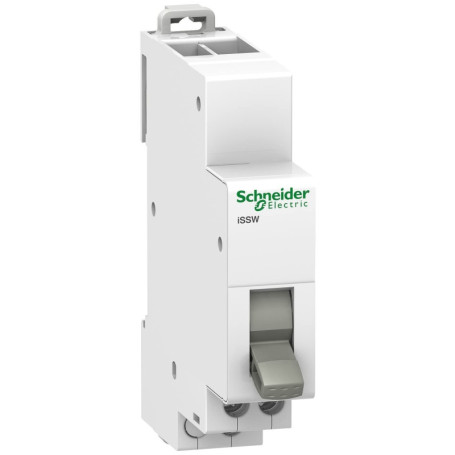 Commutateur Schneider Electric Acti9 2 Positions 20A 230V Blanc