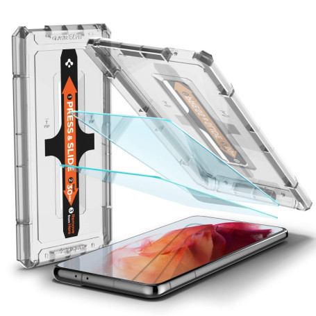 Spigen Glas.tR EZ Fit - Verre Trempé pour Samsung Galaxy S21