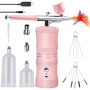Kit Aérographe Portable avec Compresseur - Idéal pour Nail Art et Maquillage