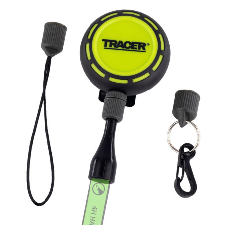 Étui Rétractable Tracer avec Clip de Ceinture et Mousqueton