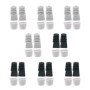 WJUAN Protecteurs de Câbles USB et Type-C - Lot de 8 en Noir et Gris