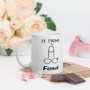 Mug Humoristique Kalféa - Je t'aime à Fond, Idée Cadeau Drôle