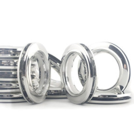 Kit de 42 œillets de rideau en plastique 40 mm - Brillant et silencieux