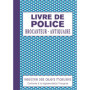 Registre Professionnel pour Brocanteurs et Antiquaires - 120 Pages