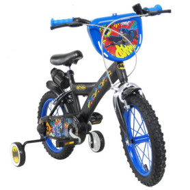 Vélo Batman 16 Pouces pour Enfant avec Stabilisateurs et Accessoires