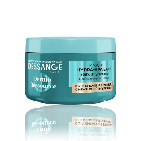 Masque Hydra-Apaisant Dermo Ressource Dessange - Hydratation & Apaisement pour Cuir Chevelu Sensible - 280ml