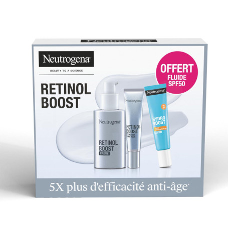 Coffret Neutrogena Anti-Âge et Hydratation - Rétinol et Soin Contour des Yeux