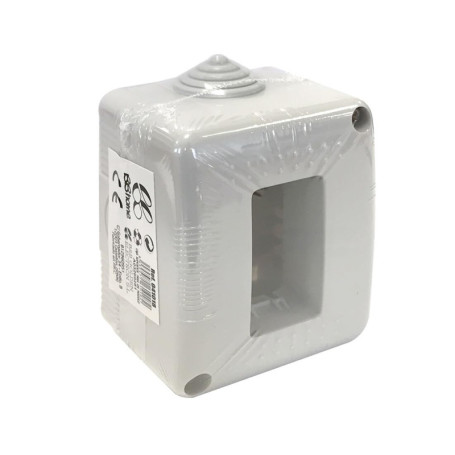 Boîtier de Surface 1 Module Glowster pour Installations Électriques