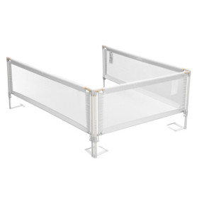 Barrière de Sécurité pour Lit Enfant VEVOR - 3 Côtés Réglable