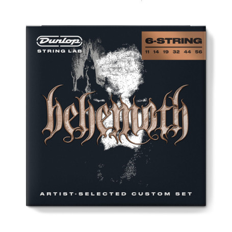 Cordes de guitare électrique Behemoth Signature 11-56 par Jim Dunlop