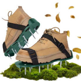 Chaussures Aératrices de Gazon Réglables pour Ventilation Efficace