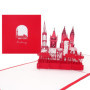 Carte Pop-Up Fribourg - Souvenir 3D avec Enveloppe