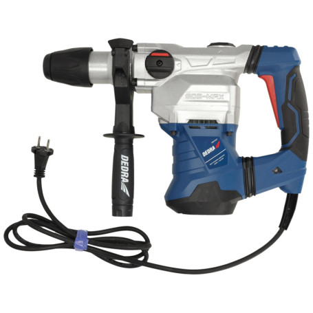 Marteau Perforateur DEDRA 1500W avec Système Anti-Vibrations et LED