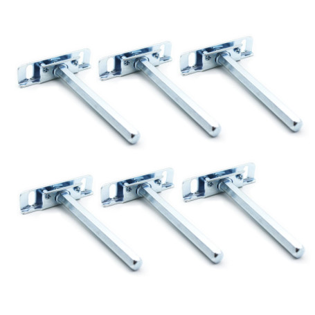Étagère Murale Invisible DOJA Barcelona - Pack de 6 Supports en Acier