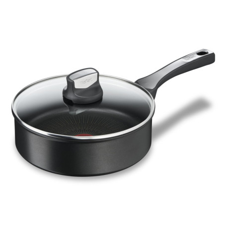 Sauteuse Tefal 24 cm avec Couvercle en Verre - Induction et Antiadhésif