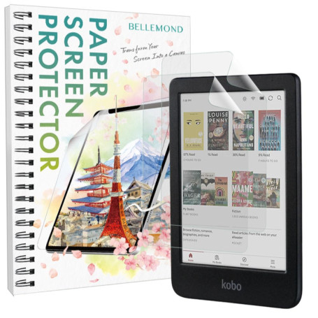 Lot de 2 Films Protecteurs Mat pour Kobo Clara - Effet Papier Anti-Reflets