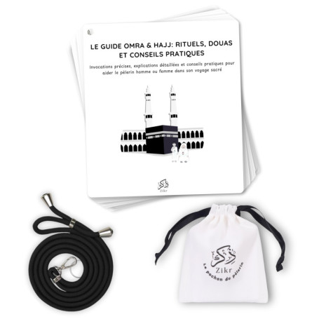 Guide Pratique Omra et Hajj - Cartes de Pèlerinage en Arabe et Français