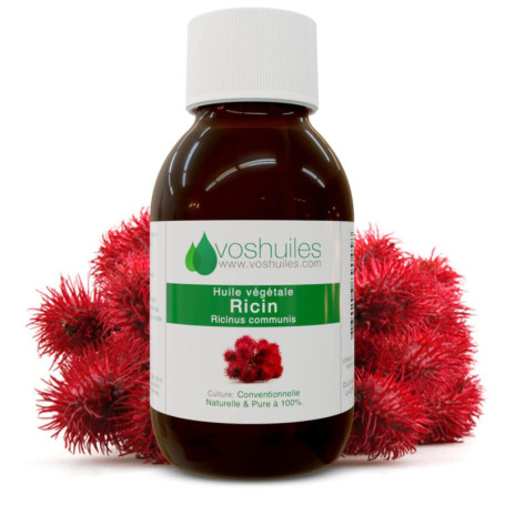 Huile Végétale de Ricin 100ml - Soin Naturel pour Cheveux et Peau