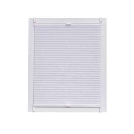 Store Plissé Nid d'Abeille Occultant Blanc 130x150 cm - Sunlines