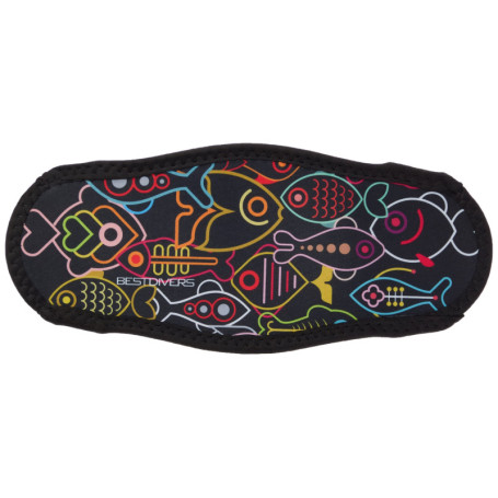 Sangle de Masque en Néoprène Multicolore pour Adultes - Best Divers