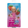Barbie Poupée Chelsea Famille et Amis 15 cm - Robe Fraises Amovible