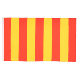 Drapeau AZ FLAG Bandes Rouges et Jaunes 150x90 cm en Polyester