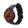Bracelet en cuir et silicone pour Amazfit Active Edge - Noir