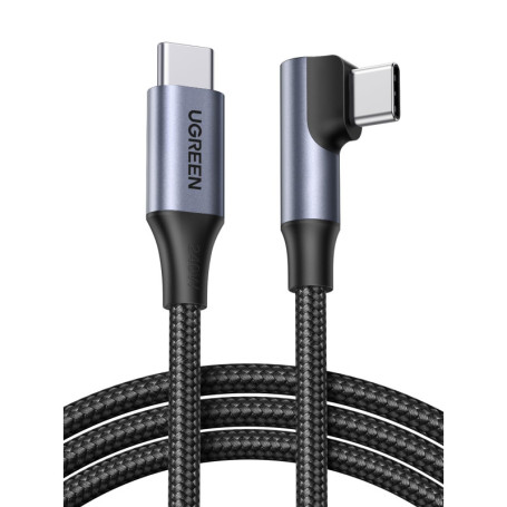 UGREEN Câble USB C 240W 2M avec Angle Droit - Charge Rapide PD3.1