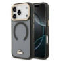 Coque Transparente Anti-Chocs Lacoste pour iPhone 17 Pro - Noir