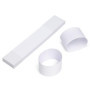 Lot de 100 bandes autocollantes blanches pour billets - 205 x 39 mm