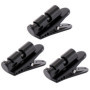 Clips de Montage Rotatifs pour Câbles d'Écouteurs - 3 Pièces Noires