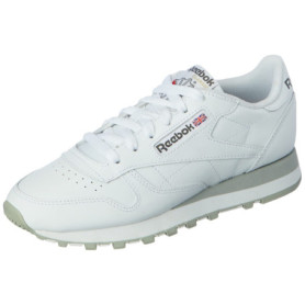 Baskets Reebok Classic Leather Blanches et Grises pour Femme - Confort et Style