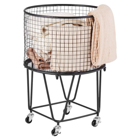 Chariot à Linge Mobile VEVOR avec Roues Pivotantes - Capacité 40L