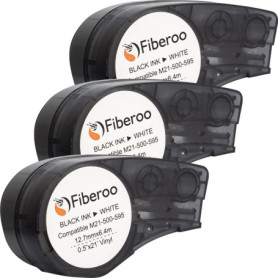 Recharge Ruban Étiquette Adhésive Vinyle FIBEROO pour BMP21 - Lot de 3
