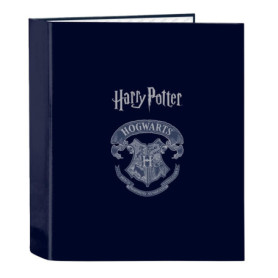 Classeur Folio Harry Potter Captain - 4 Anneaux, Bleu Marine, Idéal pour Enfants